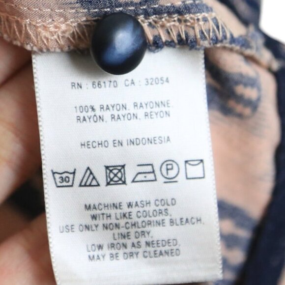 Anthropologie Maeve Zola Pink Polar Bear Printed Tunic Mini Dress Women's Size 2 - Picture 6 of 7